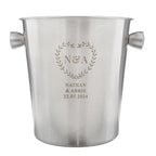 Personalised Botanical Stainless Steel Ice Bucket - Inspired Creative Gifts