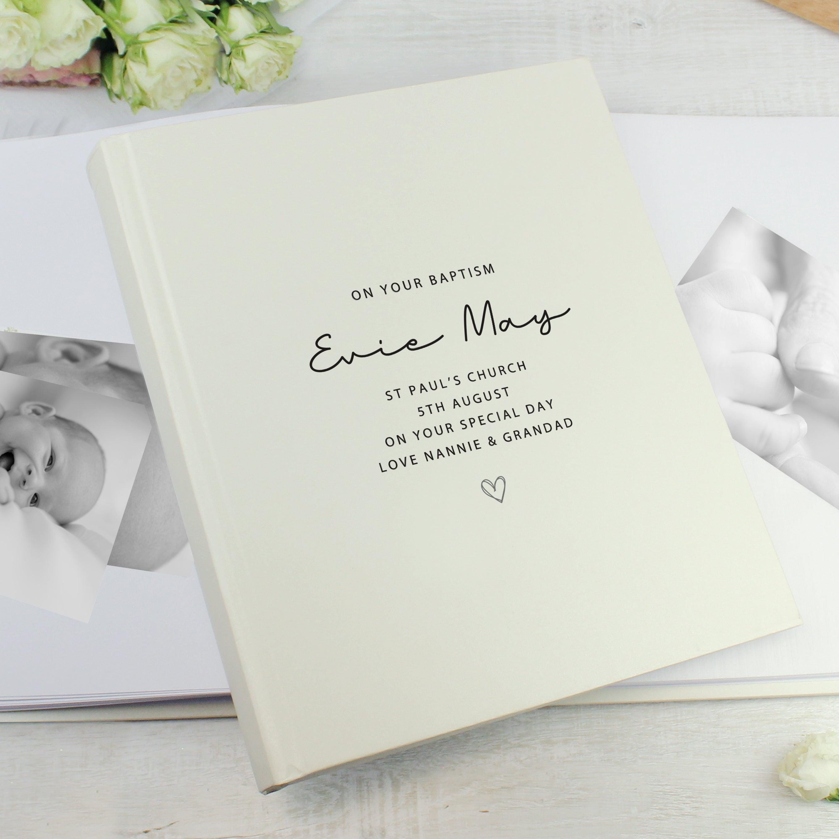 Personalised Traditional Photo Album - Inspired Creative Gifts