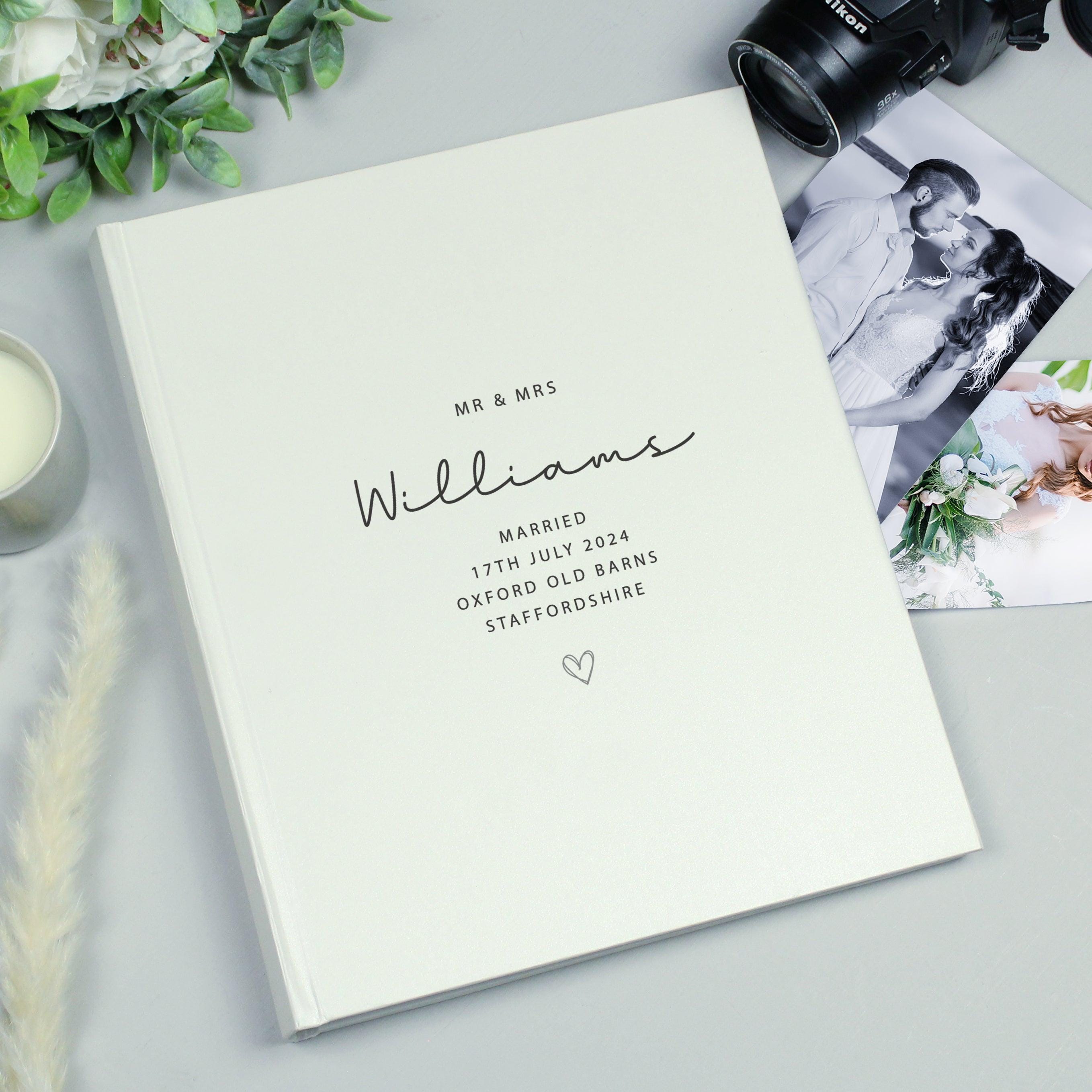 Personalised Traditional Photo Album - Inspired Creative Gifts