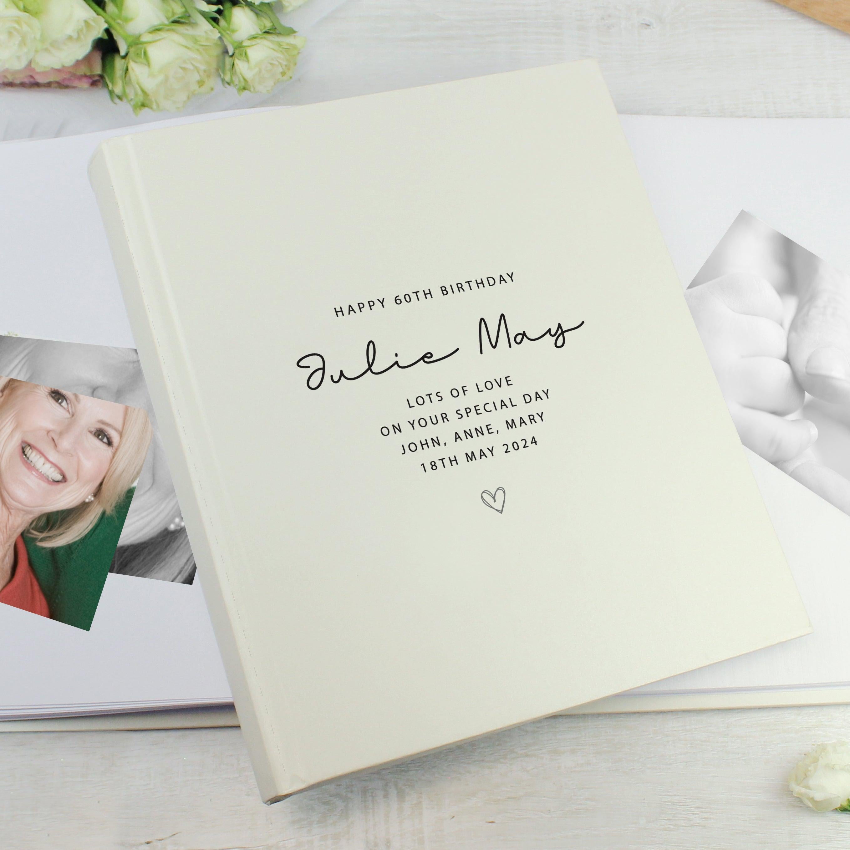 Personalised Traditional Photo Album - Inspired Creative Gifts