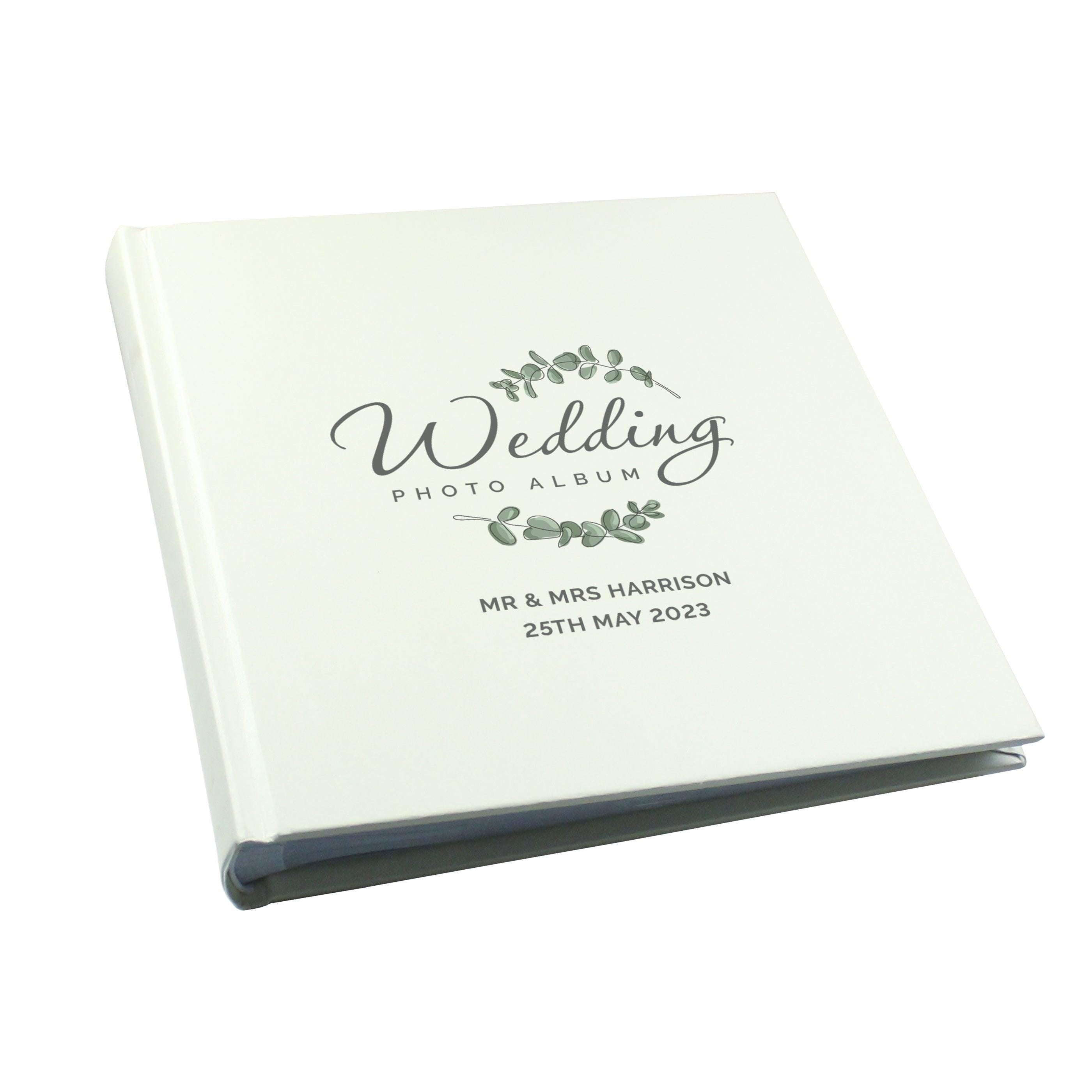 Personalised Wedding Square Photo Album - Inspired Creative Gifts