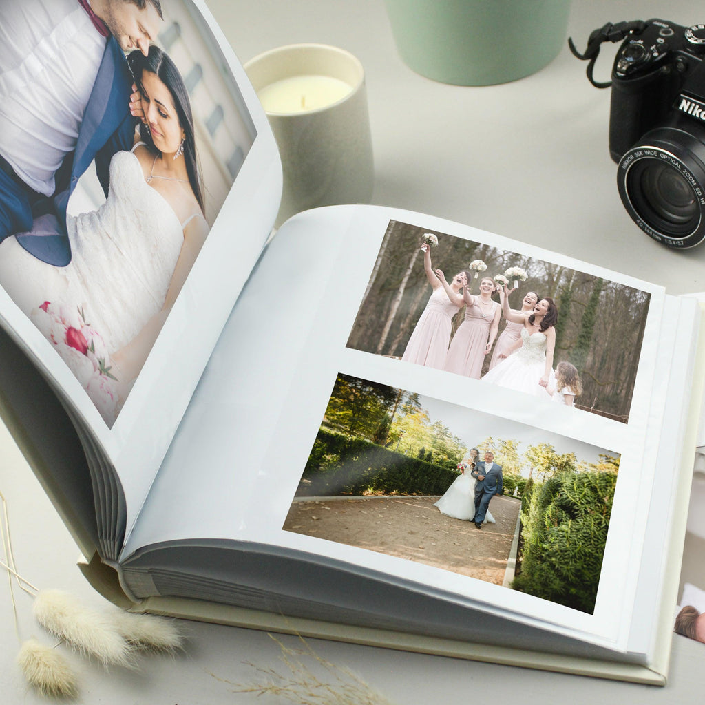 Personalised Wedding Square Photo Album - Inspired Creative Gifts