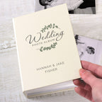 Personalised Botanical Wedding 6x4 Photo Album with Sleeves - Inspired Creative Gifts