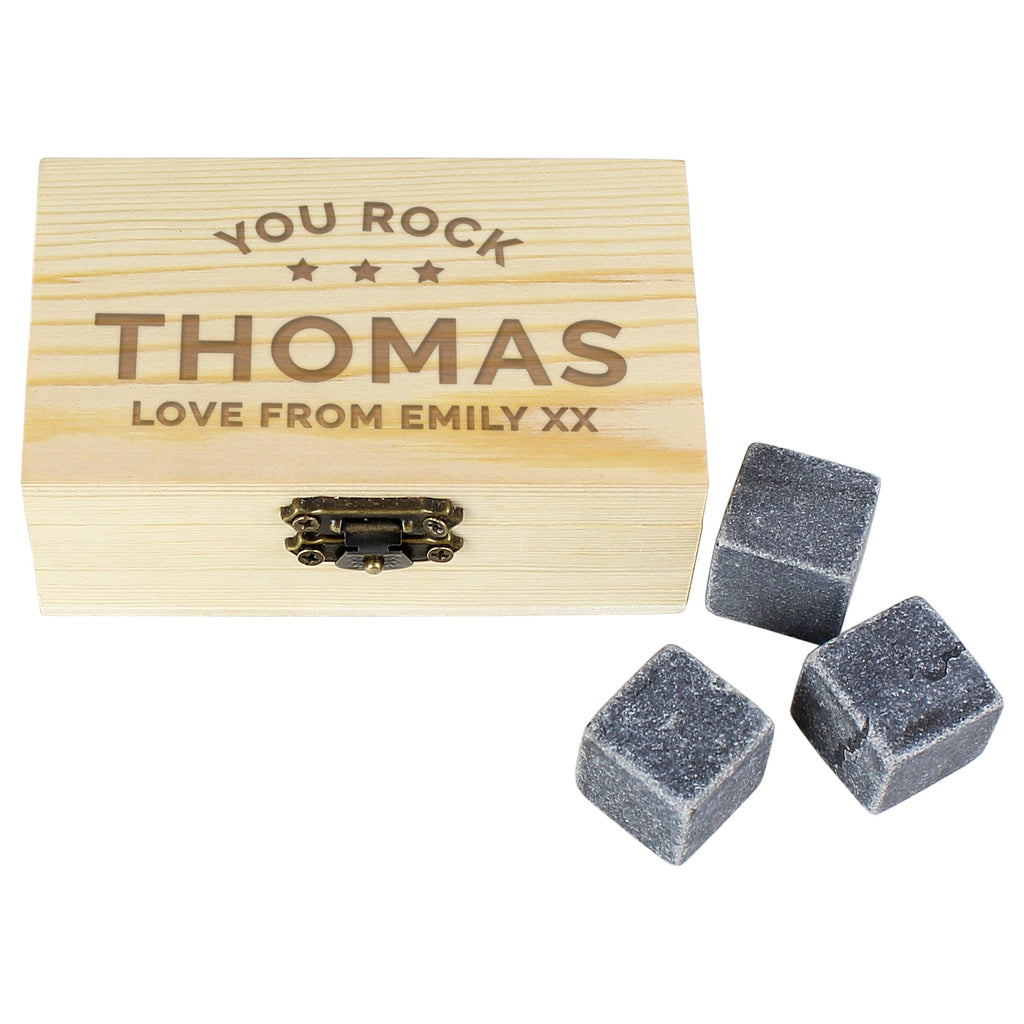 Personalised Stars Free Text Cooling Stones - Inspired Creative Gifts