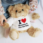 Personalised I Love... Teddy Bear - Inspired Creative Gifts