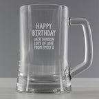 Personalised Free Text Pint Stern Tankard - Inspired Creative Gifts