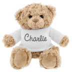 Personalised Name Only Teddy Bear  - Grey - Inspired Creative Gifts