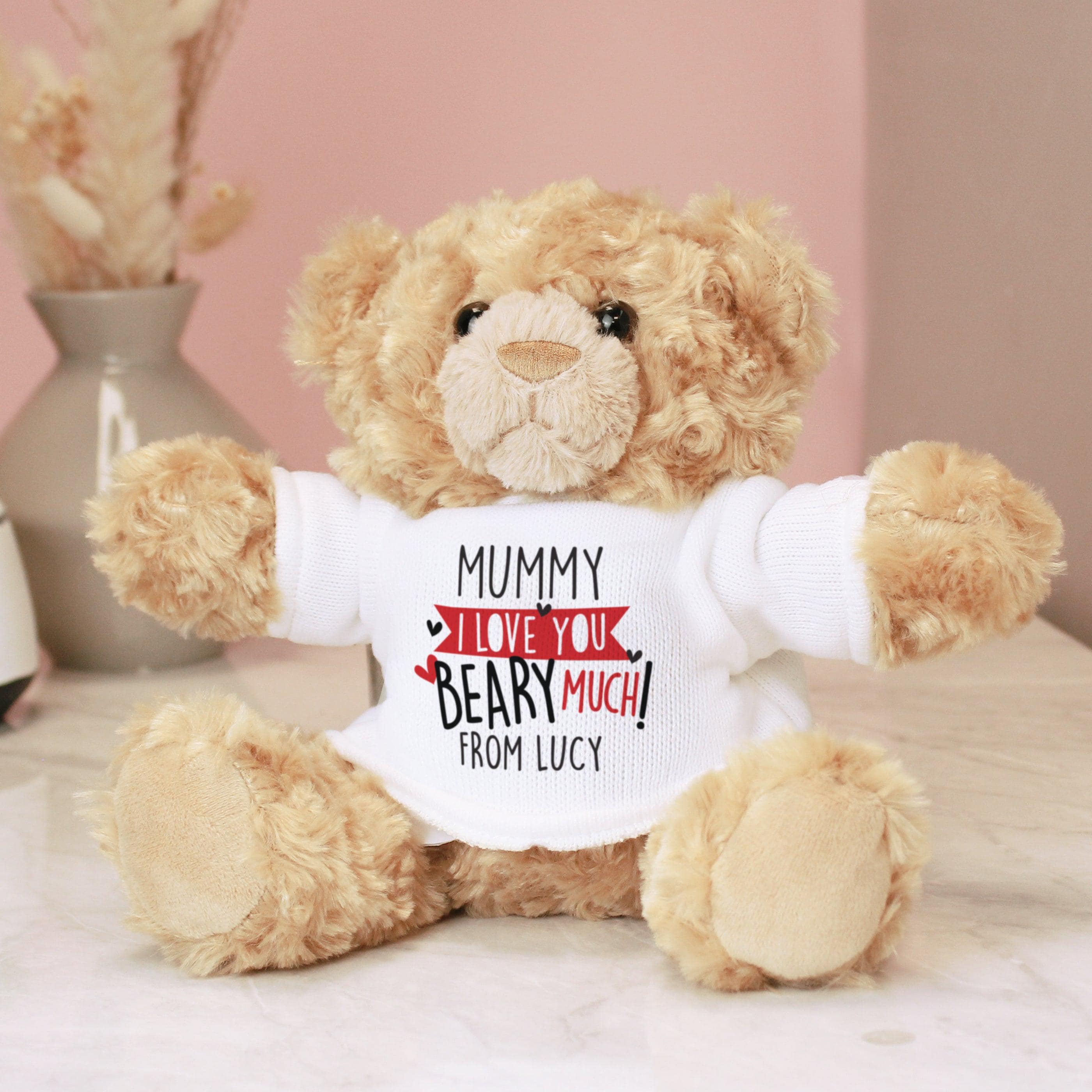 Personalised Love You Beary Much Teddy Bear - Inspired Creative Gifts
