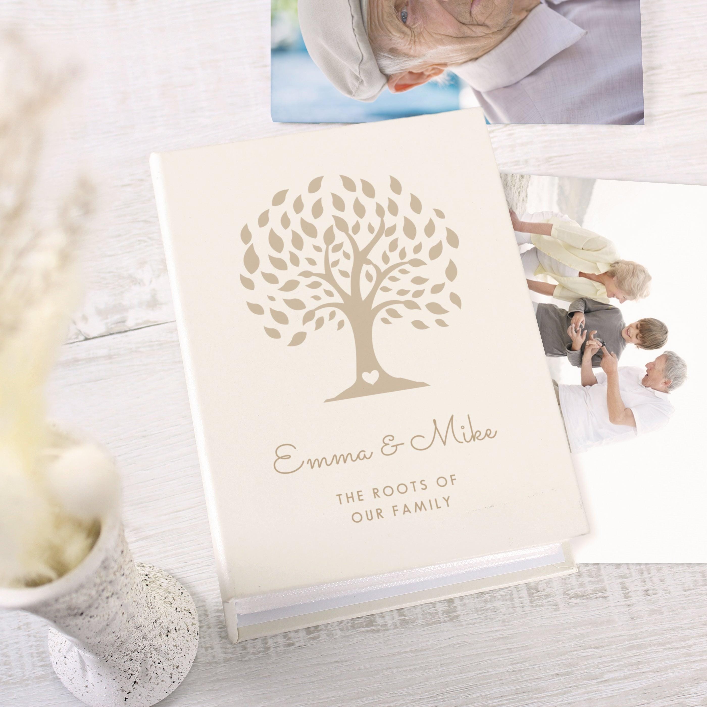 Personalised Family Tree 6x4 Photo Album with Sleeves - Inspired Creative Gifts