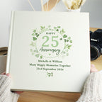Personalised Botanical Anniversary Photo Album - Inspired Creative Gifts