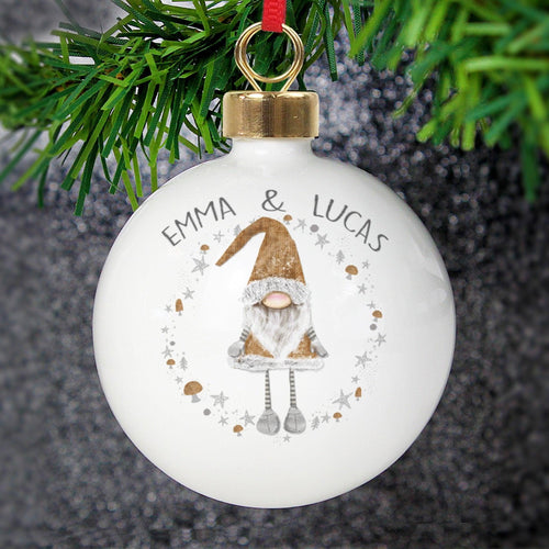 Personalised Christmas Gonk Bauble | Inspired Creative Gifts