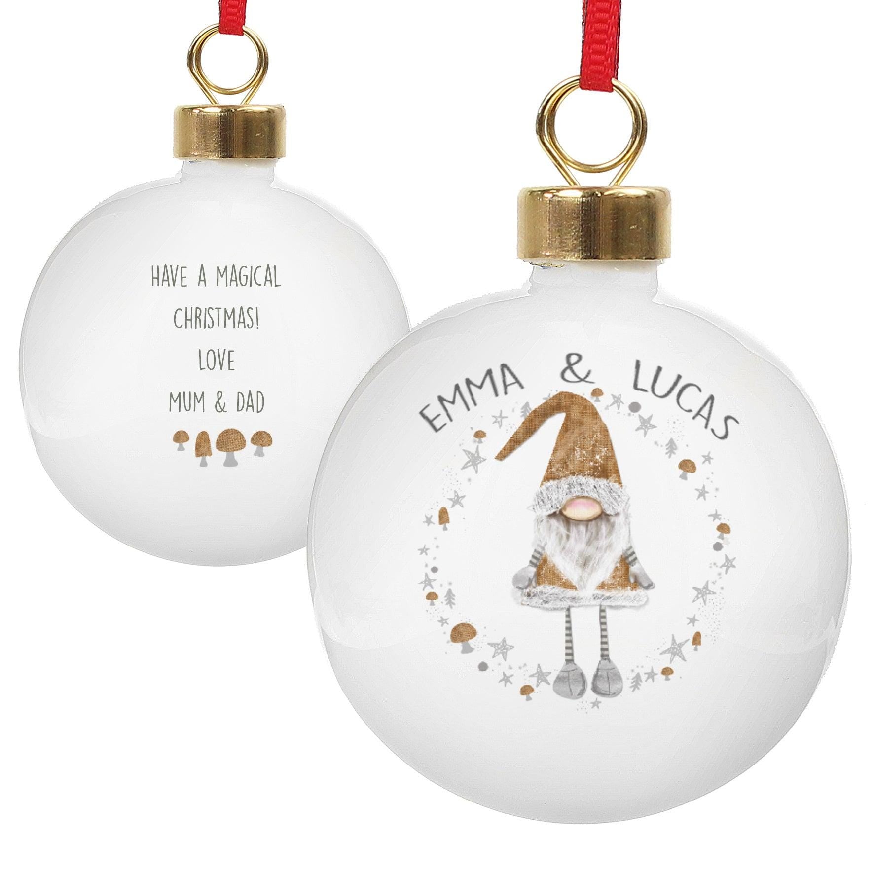 Personalised Christmas Gonk Bauble | Inspired Creative Gifts