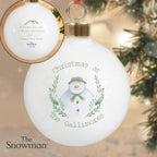 Personalised The Snowman Winter Garden Bauble | Inspired Creative Gifts
