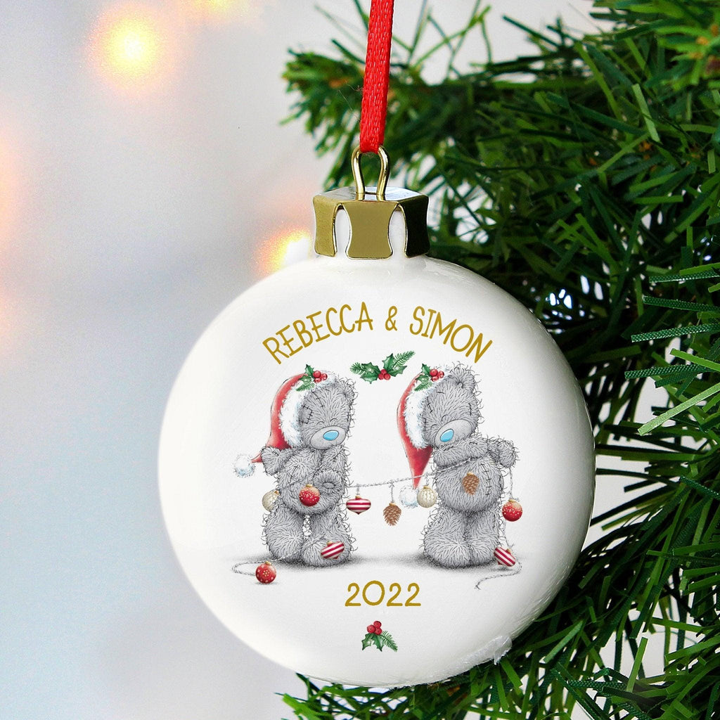 Personalised Me to You Christmas Couple's Bauble | Inspired Creative Gifts