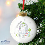 Personalised The Snowman and the Snowdog My 1st Christmas Bauble | Inspired Creative Gifts