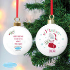 Personalised Tiny Tatty Teddy My 1st Christmas Stocking Bauble | Inspired Creative Gifts | UK Supplier