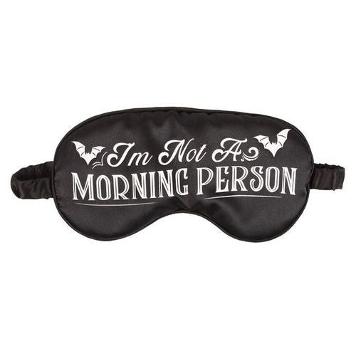 I'm Not a Morning Person Satin Sleep Mask | Inspired Creative Gifts | UK Supplier