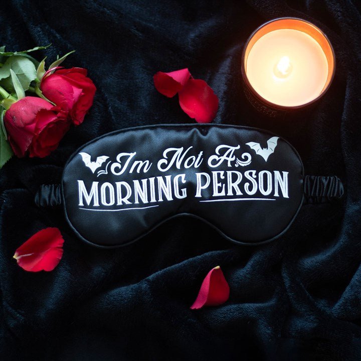 I'm Not a Morning Person Satin Sleep Mask | Inspired Creative Gifts | UK Supplier