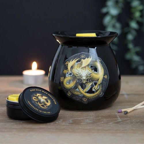 Imbolc Wax Melt Burner Gift Set by Anne Stokes | Inspired Creative Gifts | UK Supplier