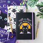 In My Witch Era A5 Notebook with Amethyst Pen | Inspired Creative Gifts | UK Supplier