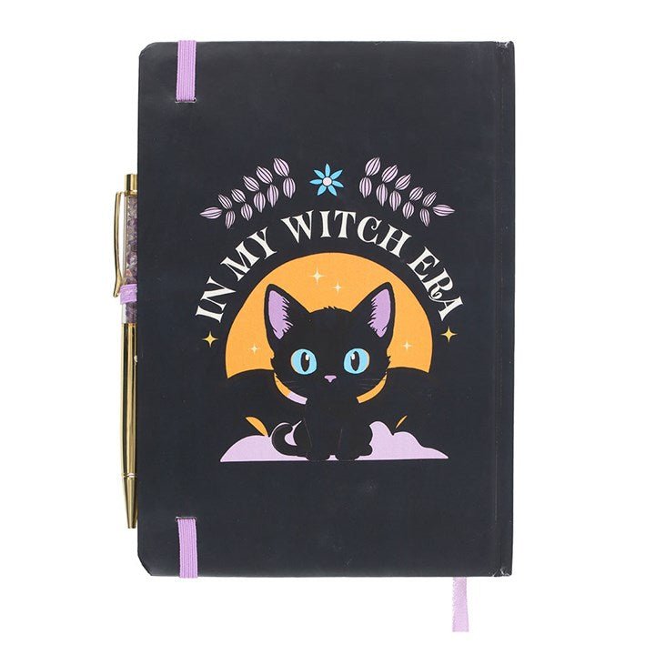 In My Witch Era A5 Notebook with Amethyst Pen | Inspired Creative Gifts | UK Supplier