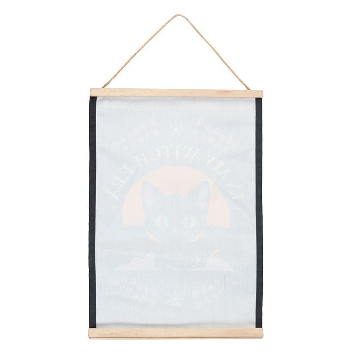 In My Witch Era Bat Cat Fabric Wall Hanging | Inspired Creative Gifts | UK Supplier