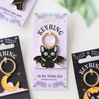 In My Witch Era Cat Enamel Keyring | Inspired Creative Gifts | UK Supplier