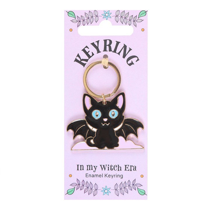 In My Witch Era Cat Enamel Keyring | Inspired Creative Gifts | UK Supplier