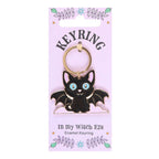In My Witch Era Cat Enamel Keyring | Inspired Creative Gifts | UK Supplier