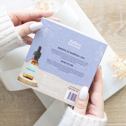 Inner Peace Blue Lace Agate Crystal Essential Oil Bracelet | Inspired Creative Gifts | UK Supplier