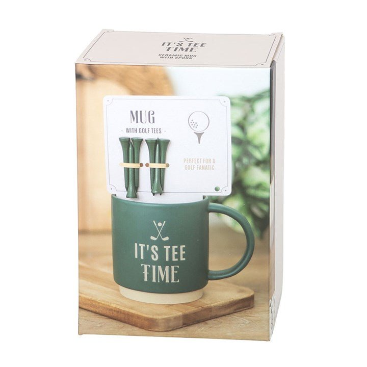 It's Tee Time Mug with Golf Tees | Inspired Creative Gifts