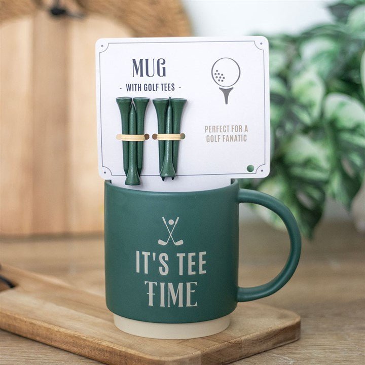 It's Tee Time Mug with Golf Tees | Inspired Creative Gifts