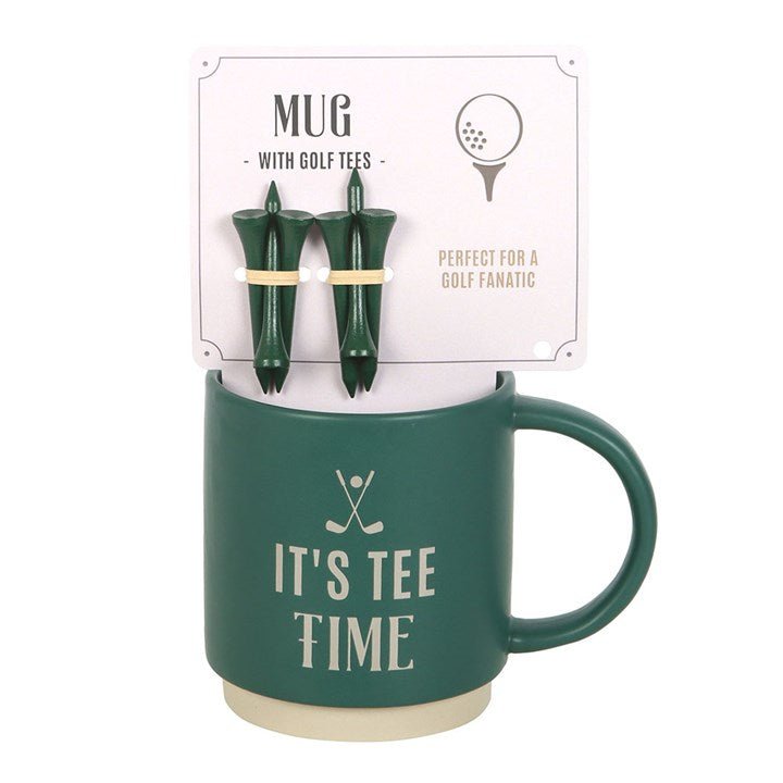 It's Tee Time Mug with Golf Tees | Inspired Creative Gifts