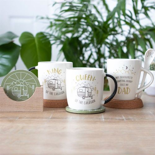 King and Queen Couples Caravan Mug Set | Inspired Creative Gifts | UK Supplier