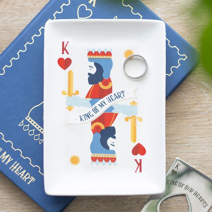 King of My Heart Catch All Dish | Inspired Creative Gifts | UK Supplier