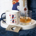 King of My Heart Drinking Glass | Inspired Creative Gifts | UK Supplier