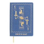 King of My Heart Playing Card A5 Notebook | Inspired Creative Gifts | UK Supplier