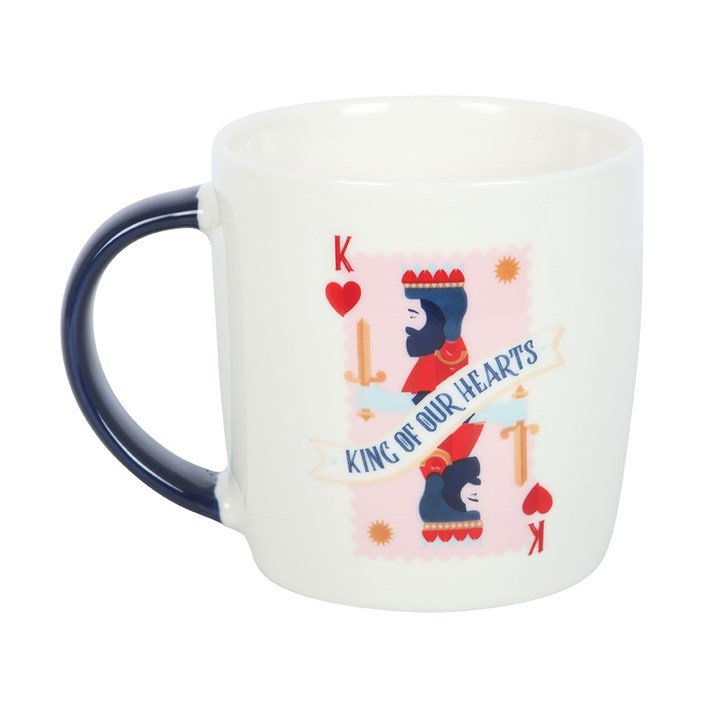 King of Our Hearts Mug and Playing Cards Set | Inspired Creative Gifts | UK Supplier