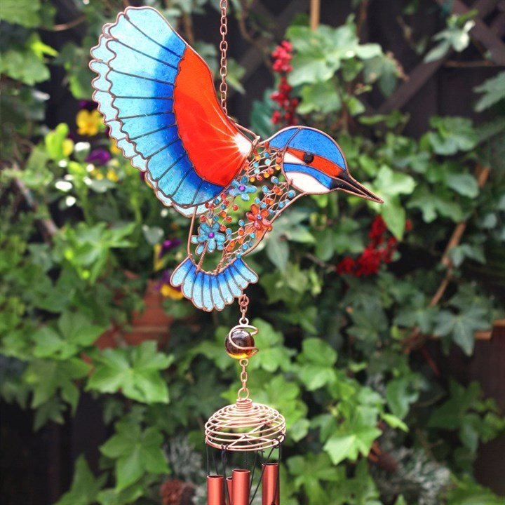 Kingfisher Windchime | Inspired Creative Gifts | UK Supplier