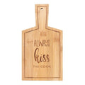 Kiss the Cook Bamboo Serving Board | Inspired Creative Gifts | UK Supplier