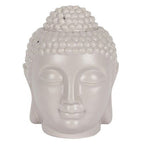 Large Grey Buddha Head Oil Burner and Wax Warmer | Inspired Creative Gifts | UK Supplier