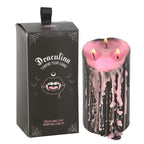 Large Pink Vampire Tears Pillar Candle | Inspired Creative Gifts | UK Supplier