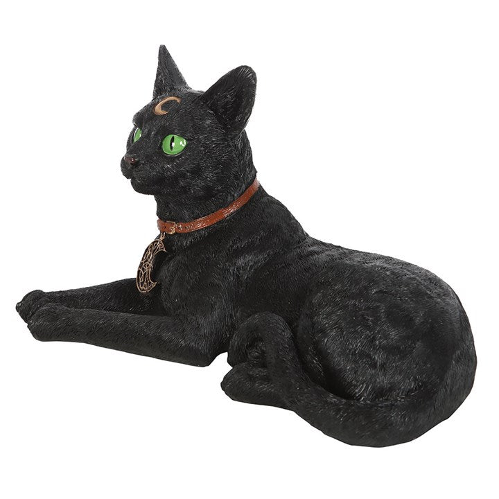 Laying Black Cat Figurine | Inspired Creative Gifts | UK Supplier