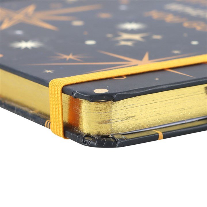Leave A Little Sparkle A5 Notebook with Citrine Pen | Inspired Creative Gifts | UK Supplier