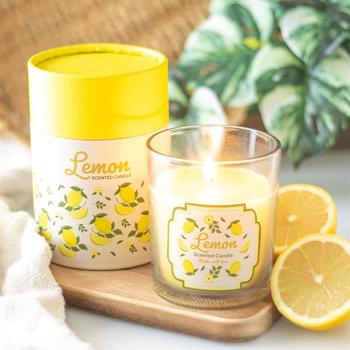 Lemon Scented Candle | Inspired Creative Gifts | UK Supplier