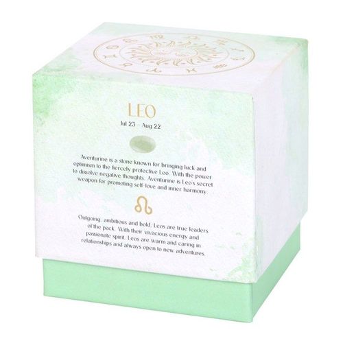 Leo Orange & Bergamot Gemstone Zodiac Candle | Inspired Creative Gifts | UK Supplier