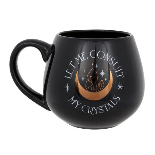 Let Me Consult My Crystals Rounded Mug | Inspired Creative Gifts | UK Supplier