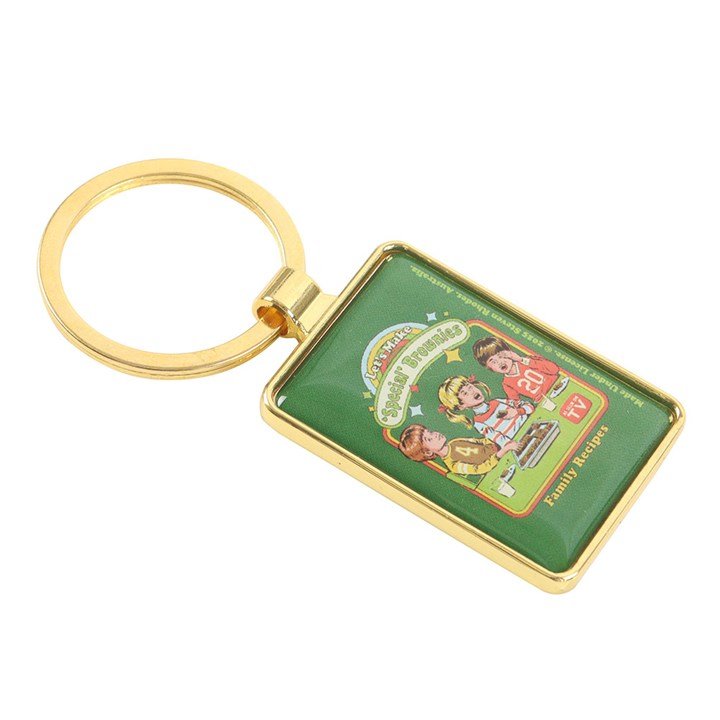 Let's Make Brownies Keyring by Steven Rhodes | Inspired Creative Gifts | UK Supplier