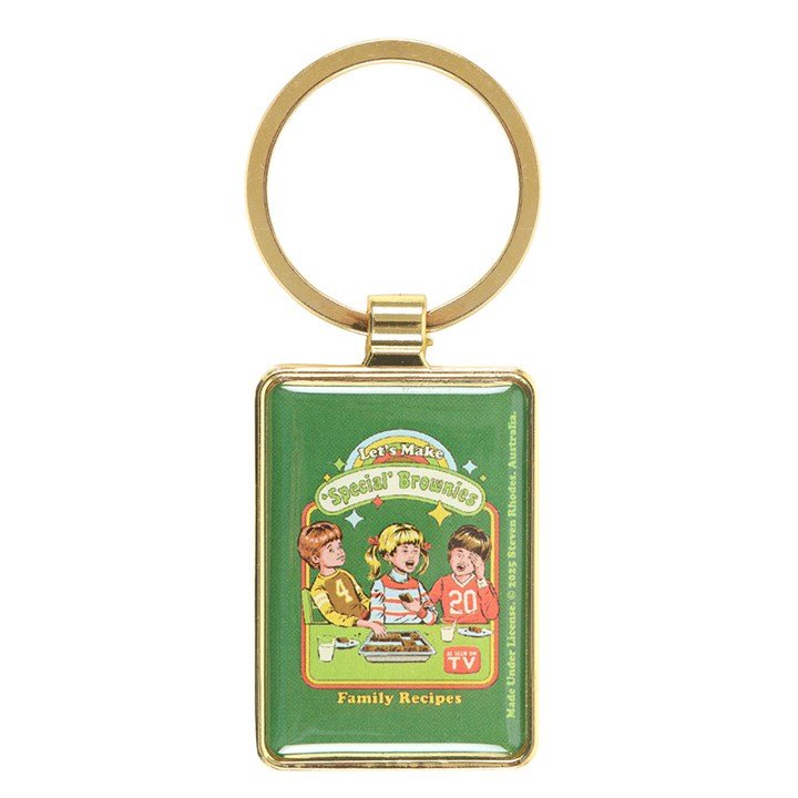 Let's Make Brownies Keyring by Steven Rhodes | Inspired Creative Gifts | UK Supplier