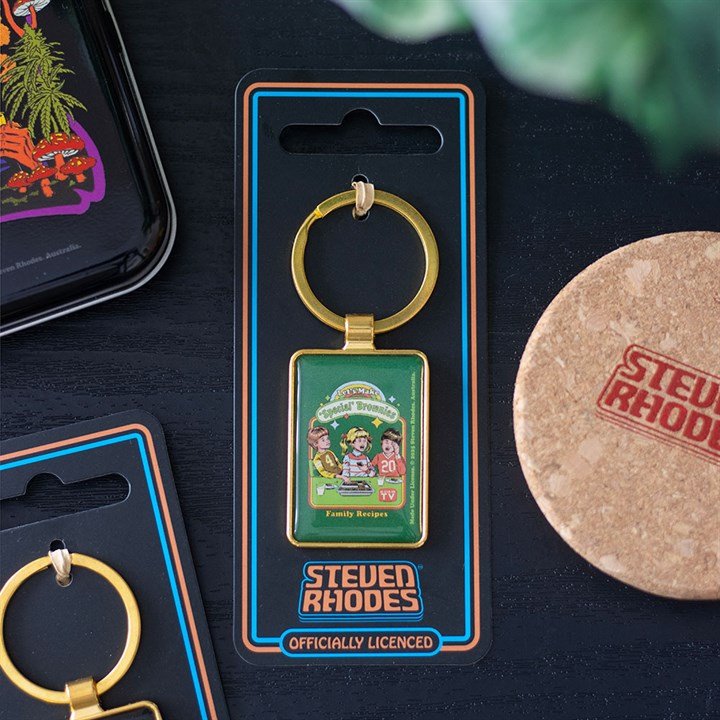 Let's Make Brownies Keyring by Steven Rhodes | Inspired Creative Gifts